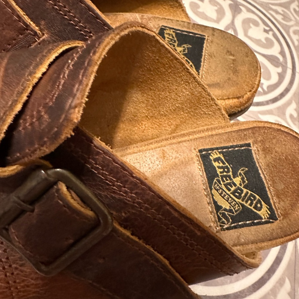 Freebird by Steven Caprice leather sandals size 9 GUC - Picture 10 of 12